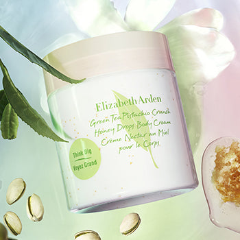 New Green Tea Pistachio Crunch Body Cream stylized