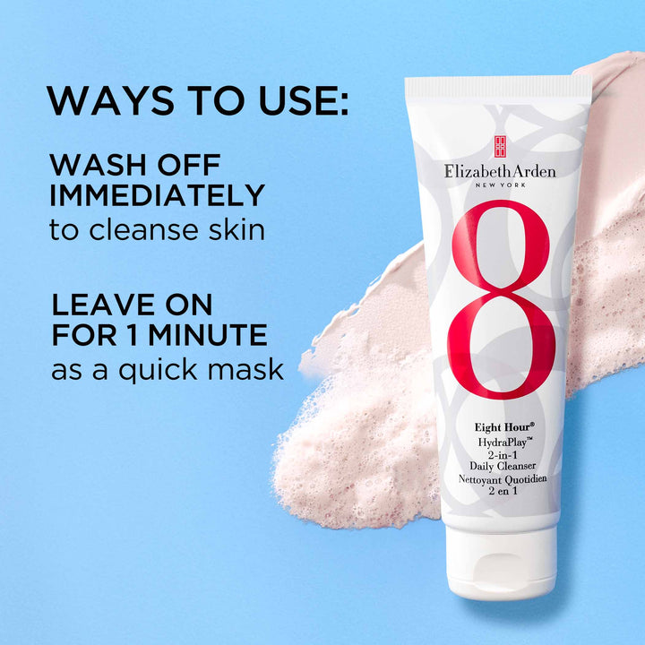 Ways to Use. Wash off immediately to cleanse skin. Leave on for 1 minute as a quick mask.