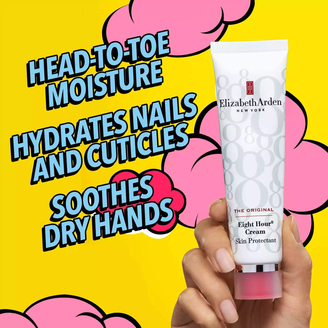 Head-to - toe moisture, hydrates nails and cuticles, and soothes dry hands