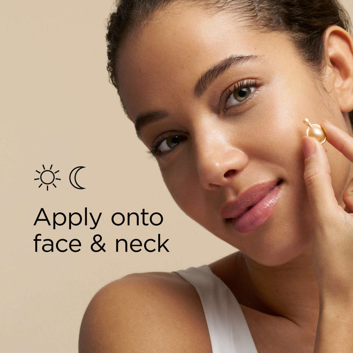 Fo Day and Night use. Apply onto face and neck.